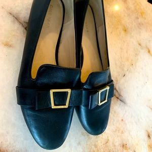 Cole Haan Authentic Leather Bow Tie Loafer